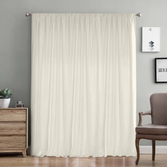 Κουρτίνα Με Τρέσα 300x280 Lino Samos C91012 Cream