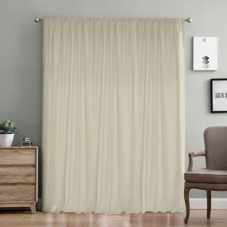 Κουρτίνα Με Τρέσα 300x280 Lino Samos C91034 Beige