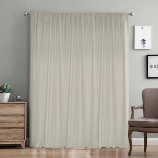 Κουρτίνα Με Τρέσα 300x280 Lino Samos C91986 Sand