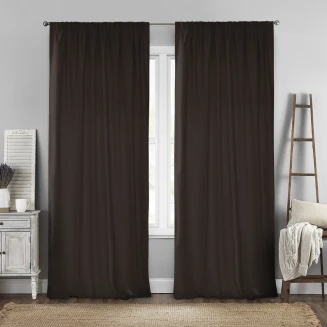 Κουρτίνα Με Τρέσα 140x280 Lino Renas 217 Brown