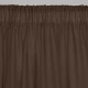 Κουρτίνα Με Τρέσα 145x295 Lino Line  902 Dbrown
