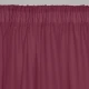 Κουρτίνα Με Τρέσα 145x295 Lino Line  304 Burgundy