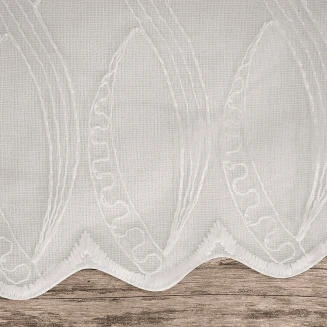 Κουρτίνα Με Τρέσα 280x300 Lino Grumo White