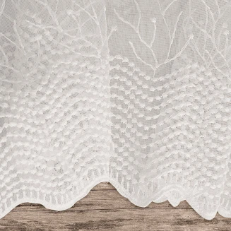Κουρτίνα Με Τρέσα 280x300 Lino Bario White