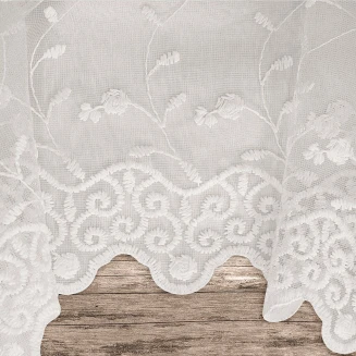 Κουρτίνα Με Τρέσα 280x300 Lino Zenio White