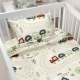 LINO BEBE ΣΕΤ ΣΕΝΤΟΝΙΑ FOREST EXPRESS GREEN 120X180