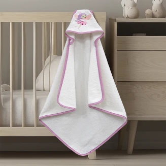 Κάπα 75x75 Lino Hada White