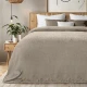 LINO Κουβέρτα Υπέρδιπλη (220x240) Flannel Lofti Taupe