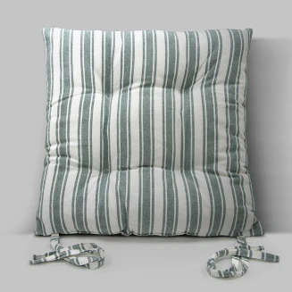 LINO Μαξιλάρι Καρέκλας Nubbie 40x40+5 Πράσινο