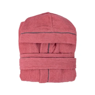 LINO Παιδικό Μπουρνούζι Με Κουκούλα Snooze Blush