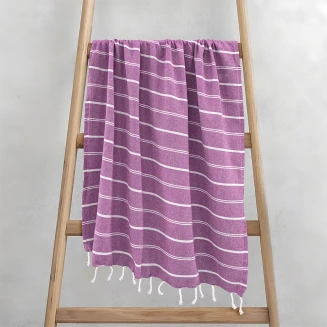 Pestemal Παρεό 90x180 Lino Veliu Λιλά