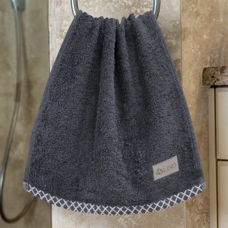 Πετσέτα Χεριών 30x50 Lino Marley Ανθρακί