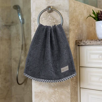 Πετσέτα Χεριών 30x50 Lino Marley Ανθρακί