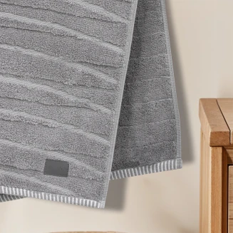 Πετσέτα Προσώπου 50x100 Lino Loomline Γκρί