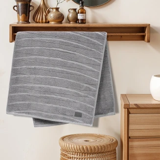 Πετσέτα Προσώπου 50x100 Lino Loomline Γκρί