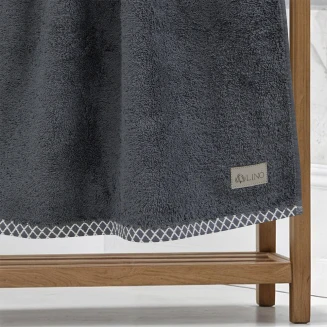 Πετσέτα Προσώπου 50x90 Lino Marley Ανθρακί