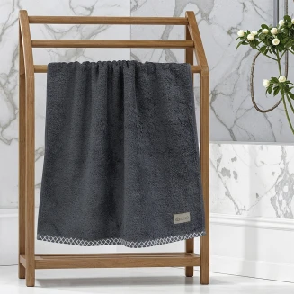Πετσέτα Προσώπου 50x90 Lino Marley Ανθρακί