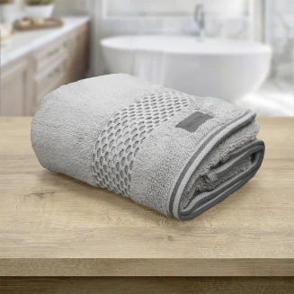 Πετσέτα Προσώπου 50x90 Lino Igalo Ασημί