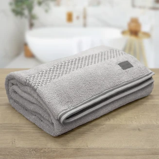 Πετσέτα Μπάνιου 70x140 Lino Igalo Ασημί