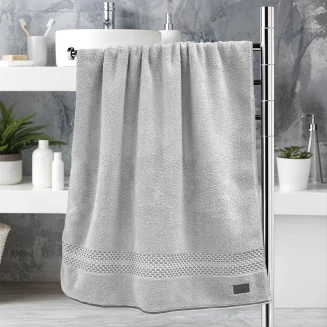 Πετσέτα Μπάνιου 70x140 Lino Igalo Ασημί