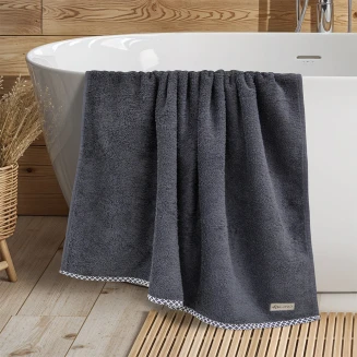 Πετσέτα Μπάνιου 80x150 Lino Marley Ανθρακί