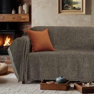 Ριχτάρι Πολυθρόνας 180x180 Lino Malta Μόκα