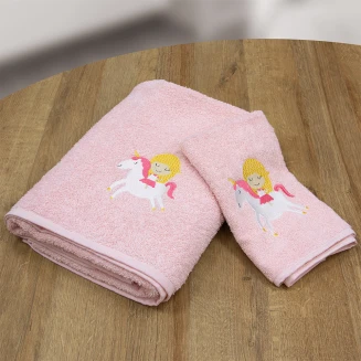 Πετσέτες Σετ 2 Τεμαχίων Lino Corno Pink