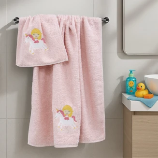 Πετσέτες Σετ 2 Τεμαχίων Lino Corno Pink