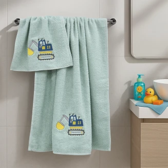 Πετσέτες Σετ 2 Τεμαχίων Lino Trattore Mint