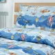 LINO Σετ Παιδική Παπλωματοθήκη (160x240) Cloud Chasers Μπλε