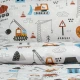 LINO Σετ Παιδική Παπλωματοθήκη (160x240) Playground Town Γκρι