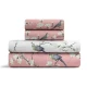 LINO Σετ Παπλωματοθήκη Μονή (160X240) Parrots Σομόν
