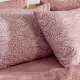 LINO Σετ Παπλωματοθήκη Υπέρδιπλη (220X240) Beliz Dusty Pink
