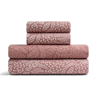LINO Σετ Παπλωματοθήκη Υπέρδιπλη (220X240) Beliz Dusty Pink