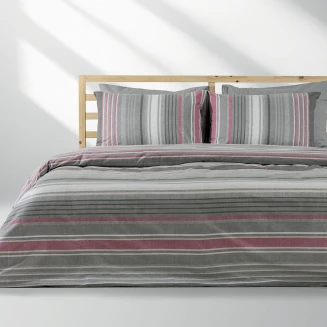 LINO Σετ Παπλωματοθήκη Υπέρδιπλη (220X240) Madison Dusty Pink
