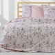 LINO Σετ Παπλωματοθήκη Υπέρδιπλη (220X240) Verde Ροζ