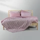 LINO Σετ Παπλωματοθήκη Υπέρδιπλη (220X240) Ikat Dusty Pink