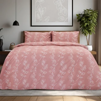 Παπλωματοθήκη Σετ Υπέρδιπλη 225x245 Lino Dejar Ρόζ