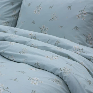 Παπλωματοθήκη Σετ Υπέρδιπλη 225x245 Lino Diminuto Μέντα