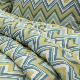 Σεντόνια Σετ Υπέρδιπλα Με Λάστιχο 165x200+32 Lino Flots Πετρόλ