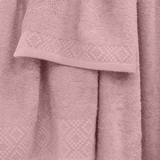 Πετσέτες Σετ 3 Τεμαχίων Lino Serapha Κοραλί