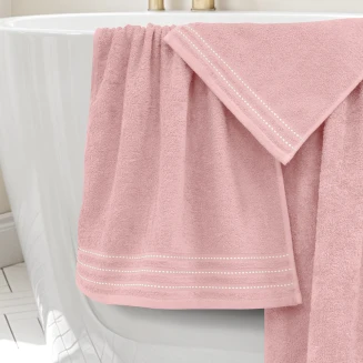 Πετσέτες Σετ 3 Τεμαχίων Lino Veluva Κοραλί