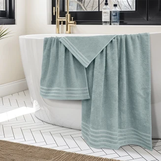 Πετσέτες Σετ 3 Τεμαχίων Lino Veluva Μέντα