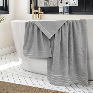 Πετσέτες Σετ 3 Τεμαχίων Lino Veluva Μόκα