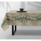 LINO Τραπεζομάντηλο Foresta 140x140 Εκρού-Πράσινο