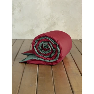 Παπλωματοθήκη Γίγας 240x260 Nima Home Colors Absolute Red Pine Green