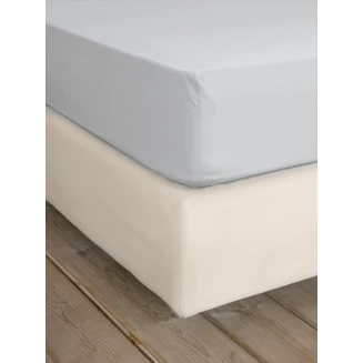 Σεντόνι Μεμονωμένο Γίγας με Λάστιχο 185x205+35 Nima Home Unicolors Shiny Gray