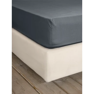 Σεντόνι Μεμονωμένο Γίγας με Λάστιχο 185x205+35 Nima Home Unicolors Midnight Gray