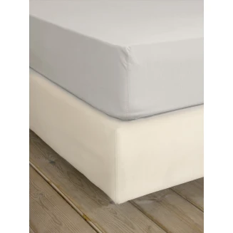 Σεντόνι Μεμονωμένο Γίγας με Λάστιχο 185x205+35 Nima Home Unicolors Oat Beige