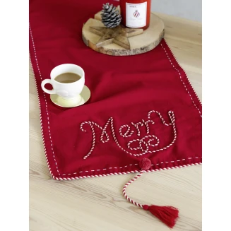 Τραβέρσα 40x160 Nima Home Merry Xmas